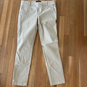 Banana Republic Light Beige Slim Chinos
